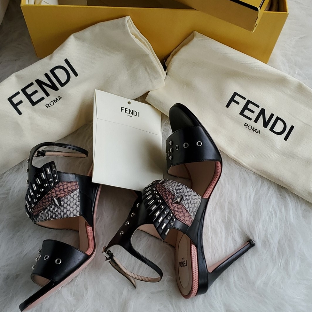 NWT FENDI Rocker Bug Sandal Collection - Picture 12 of 14